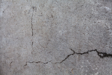 cracked  gray concrete cover. texture and background