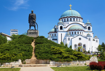 Monument commemorating Karageorge Petrovitch in Belgrade
