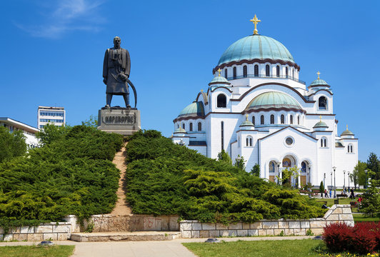 Monument commemorating Karageorge Petrovitch in Belgrade
