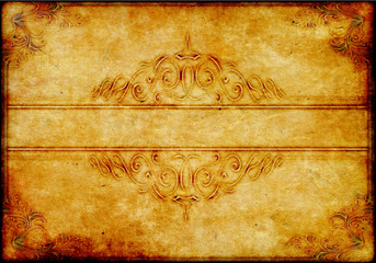 old Conceptual victorian background with space