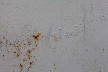 red rusted on the metal wall.background and Texture