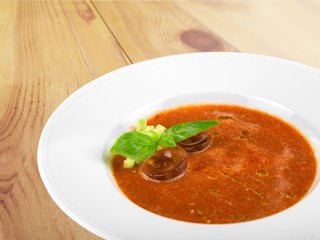 Soup. Tomato soup