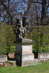 Narzissos und Echo im Barockgarten Grosssedlitz