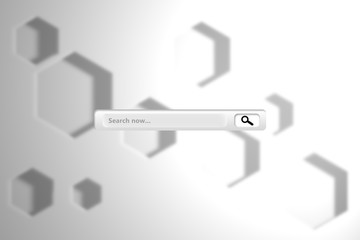 Obraz premium Composite image of search engine