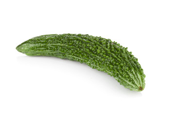 Bitter gourd isolated on white background