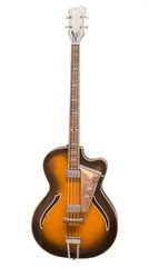 Obraz premium Electric guitar on white background