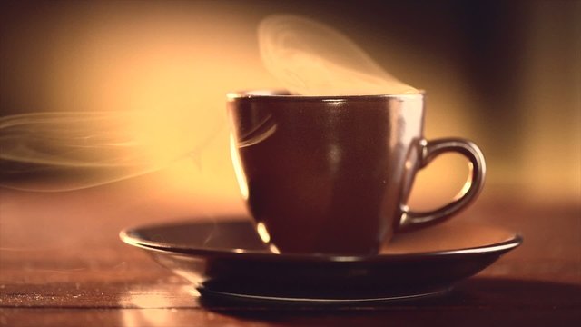 Coffee. Cup of Hot Espresso
