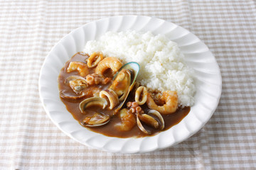 シーフードカレー