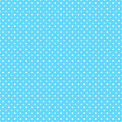Vector Background # Medium Polka Dot Pattern, Light Blue
