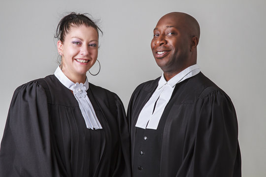Happy lawyers