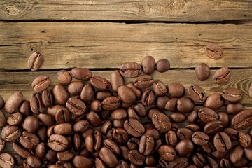 Obraz na płótnie Canvas Agriculture. Coffee bean on white background