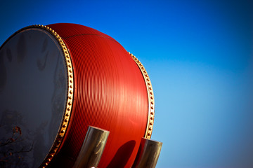 Red drum Chinese logo