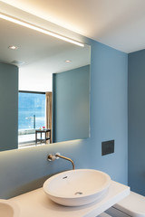 Interior, comfortable bathroom