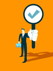 Right plate in a hand