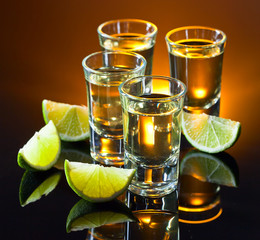 tequila and lime