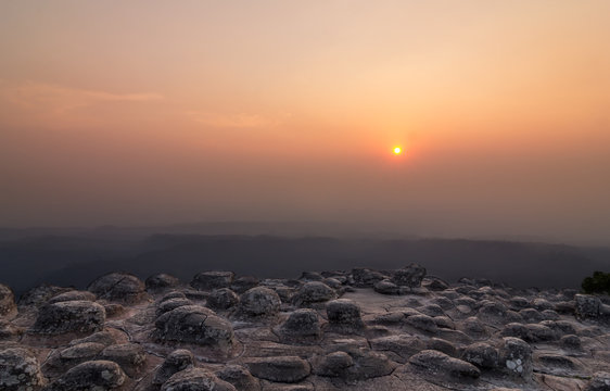 Laan Hin Pum Viewpoint at Phu Hin Rong Kla National Park, Phitsa