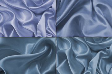 Set satin fabric texture background