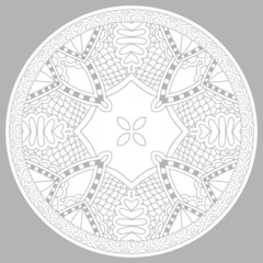 coloring book page for adults - zendala