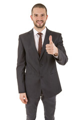 businessman thumb up