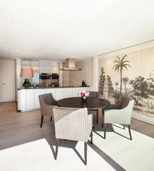 Interiors, elegant dining room