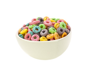 Morning colors bowl loops cereals
