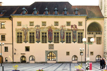 Passau Rathausfassade