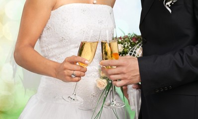 Wedding. Wedding Champagne Toast