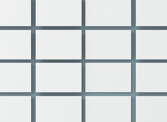 Visitenkarten Vorlage geordnet schwebend