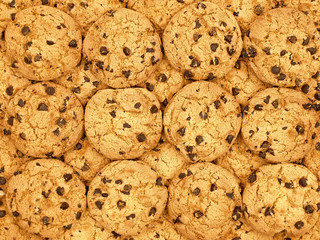Chocolate chips cookies wallpaper