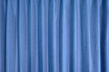 Obraz premium Blue curtain texture background