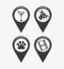 gps icons