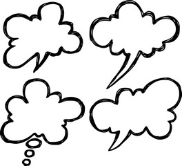 sketchy bubble speech