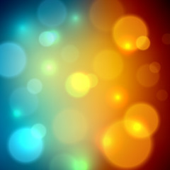 Abstract blurred bokeh effect background