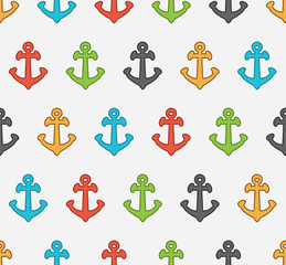 colorful anchor pattern