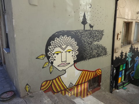 Woman Graffitti