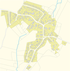fictional village map