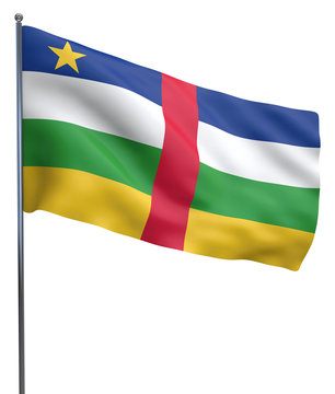 Central Africal Republic Flag Image