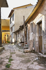 Fototapeta na wymiar Lakones village. Corfu island. Greece