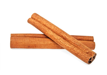 Cinnamon isolated on white background