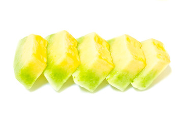 Thai cantaloupe sliced