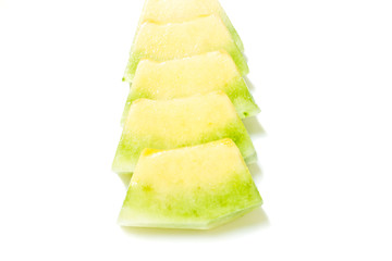 Thai cantaloupe sliced