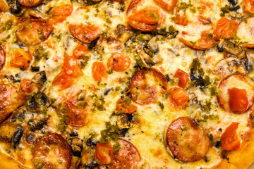 Full size of pepperoni pizza