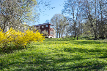 Obraz premium Early spring in Norrkoping, Sweden