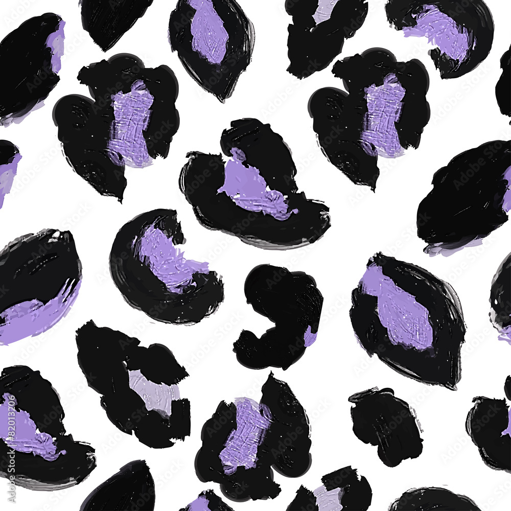 Poster leopard print pattern