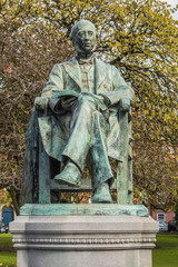 Fototapeta premium William Lecky Statue Trinity College Dublin