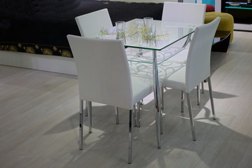 Fragment of the kitchen table.