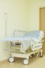 Interior of a hospital corridor