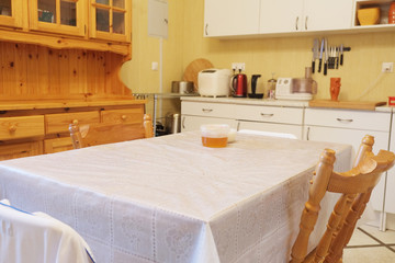 Interior of a modern dining room