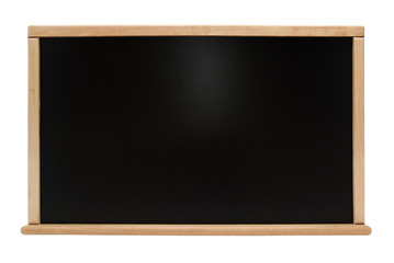 Blank black chalkboard
