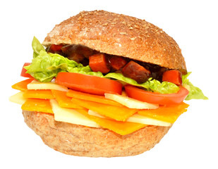 Cheese And Tomato Sandwich Roll